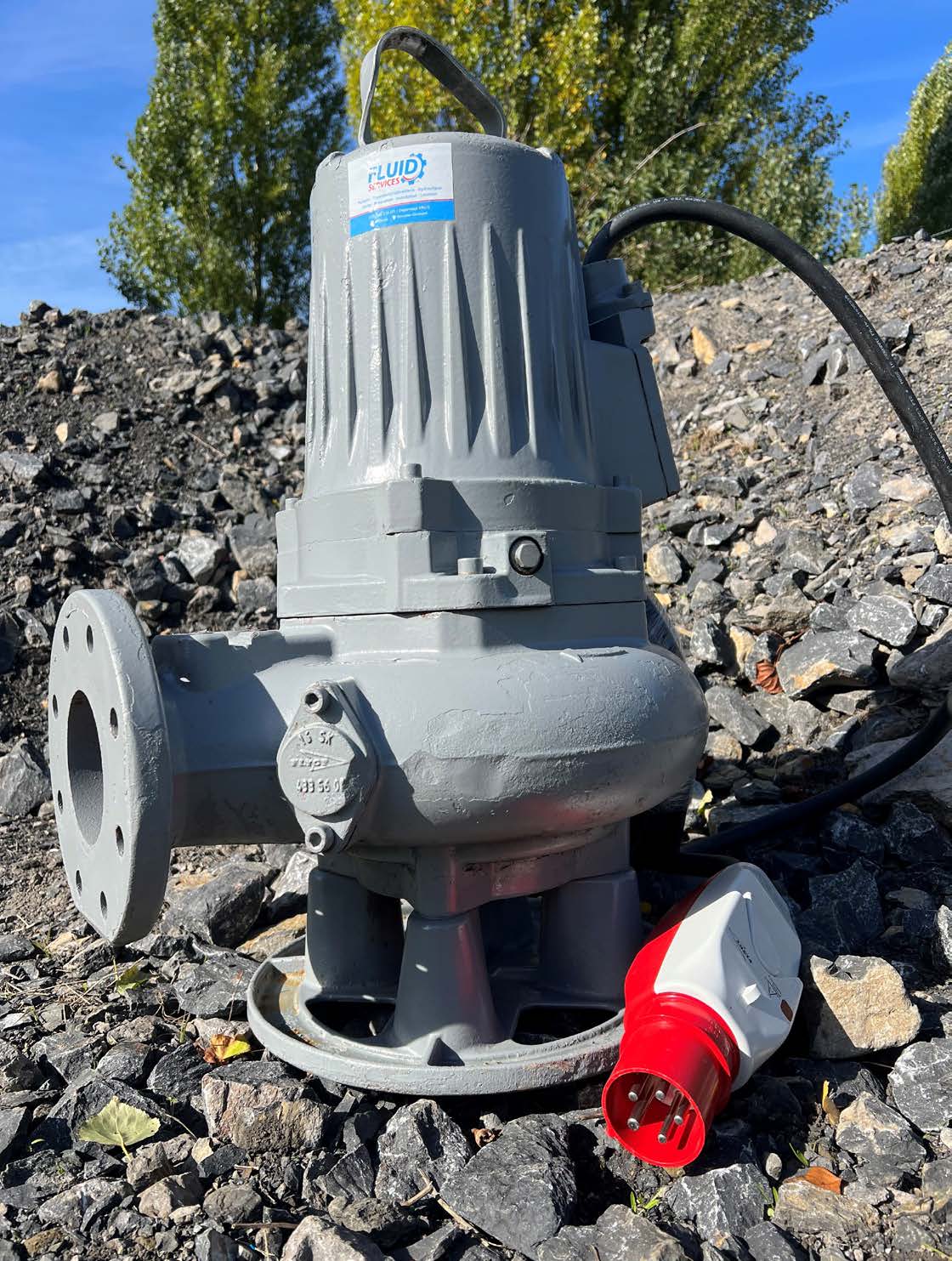 Pompe conçue pour les eaux de pluie, eaux chargées en sable, eaux souterraines