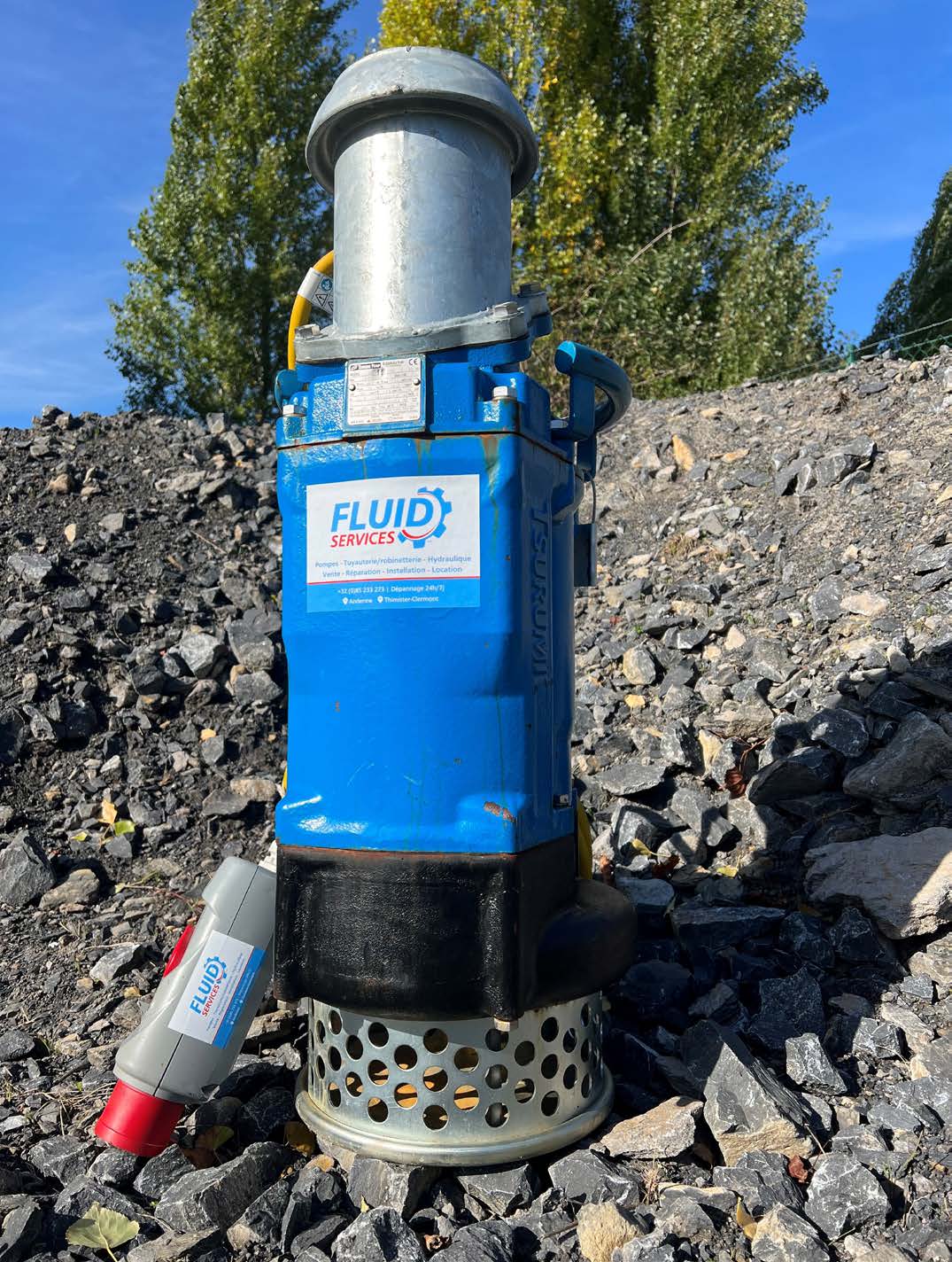 Pompe conçue pour les eaux de pluie, eaux chargées en sable, eaux souterraines