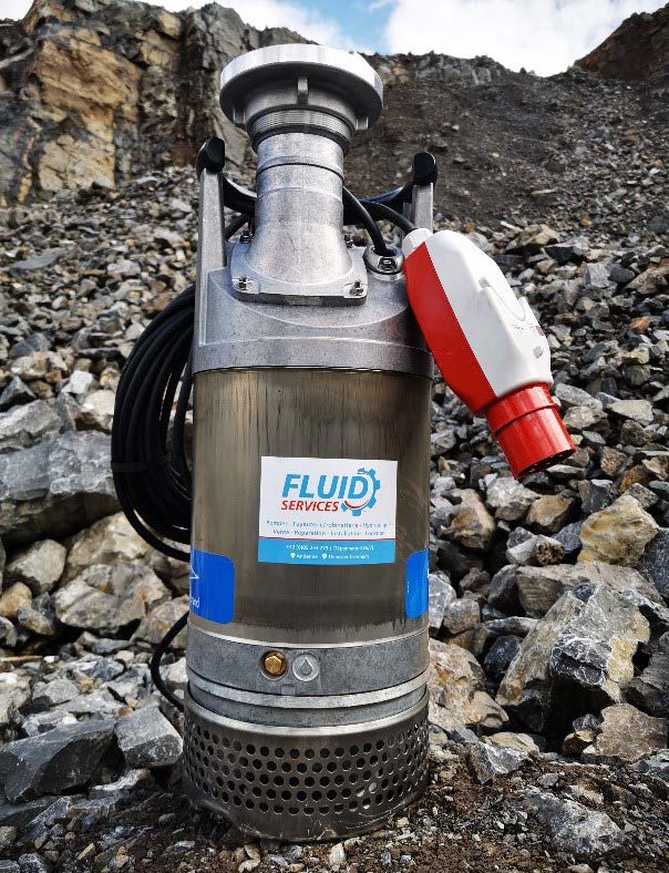 Pompe conçue pour les eaux de pluie, eaux chargées en sable, eaux souterraines